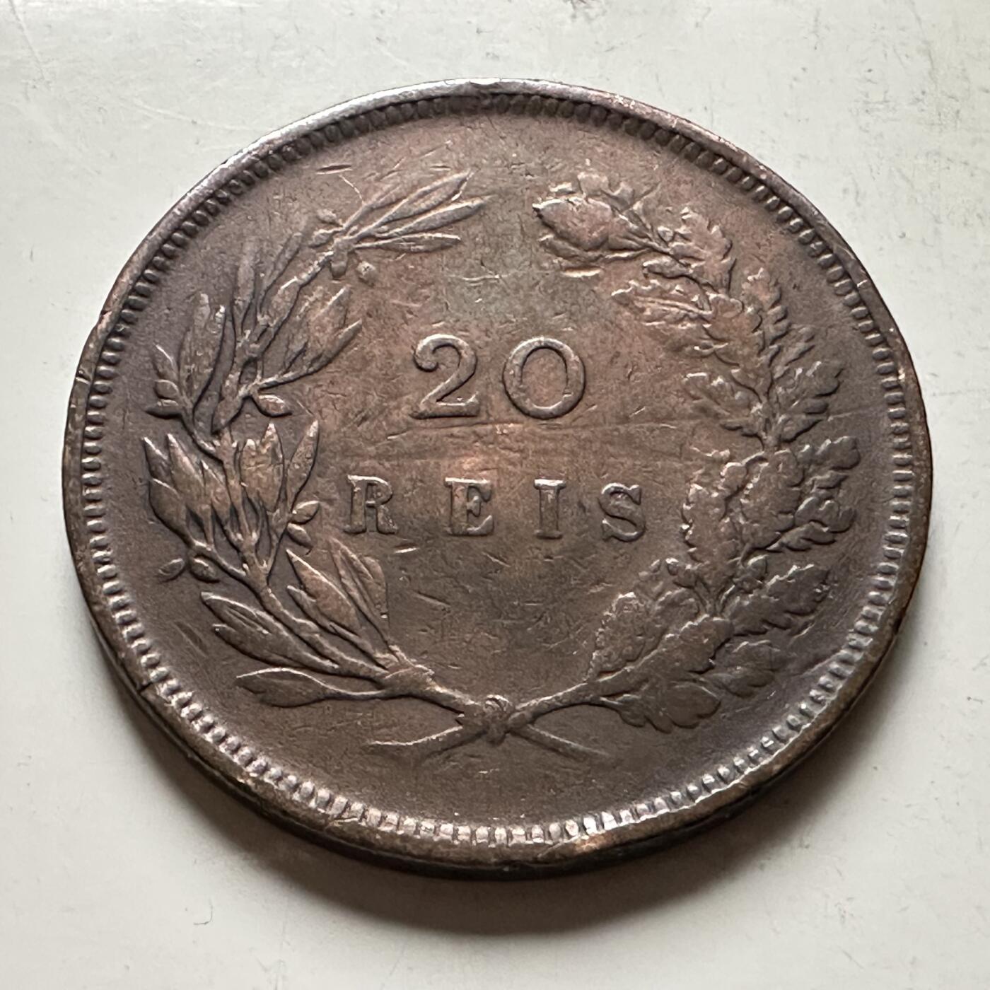 🌹外币初藏🌹🐯2026年第30场   每周二四六晚8️⃣点 接代拍 葡萄牙1892年20瑞斯 a