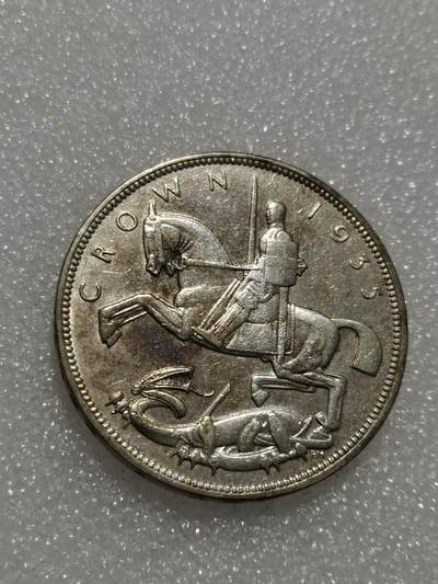 天下钱庄专场欢迎参拍 - 英国乔治五世木马剑银币