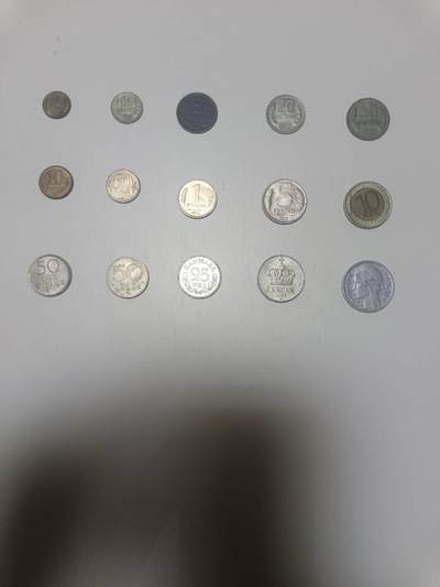 【20260319】非全新纸币和硬币第347场 - 欧洲国家15枚硬币