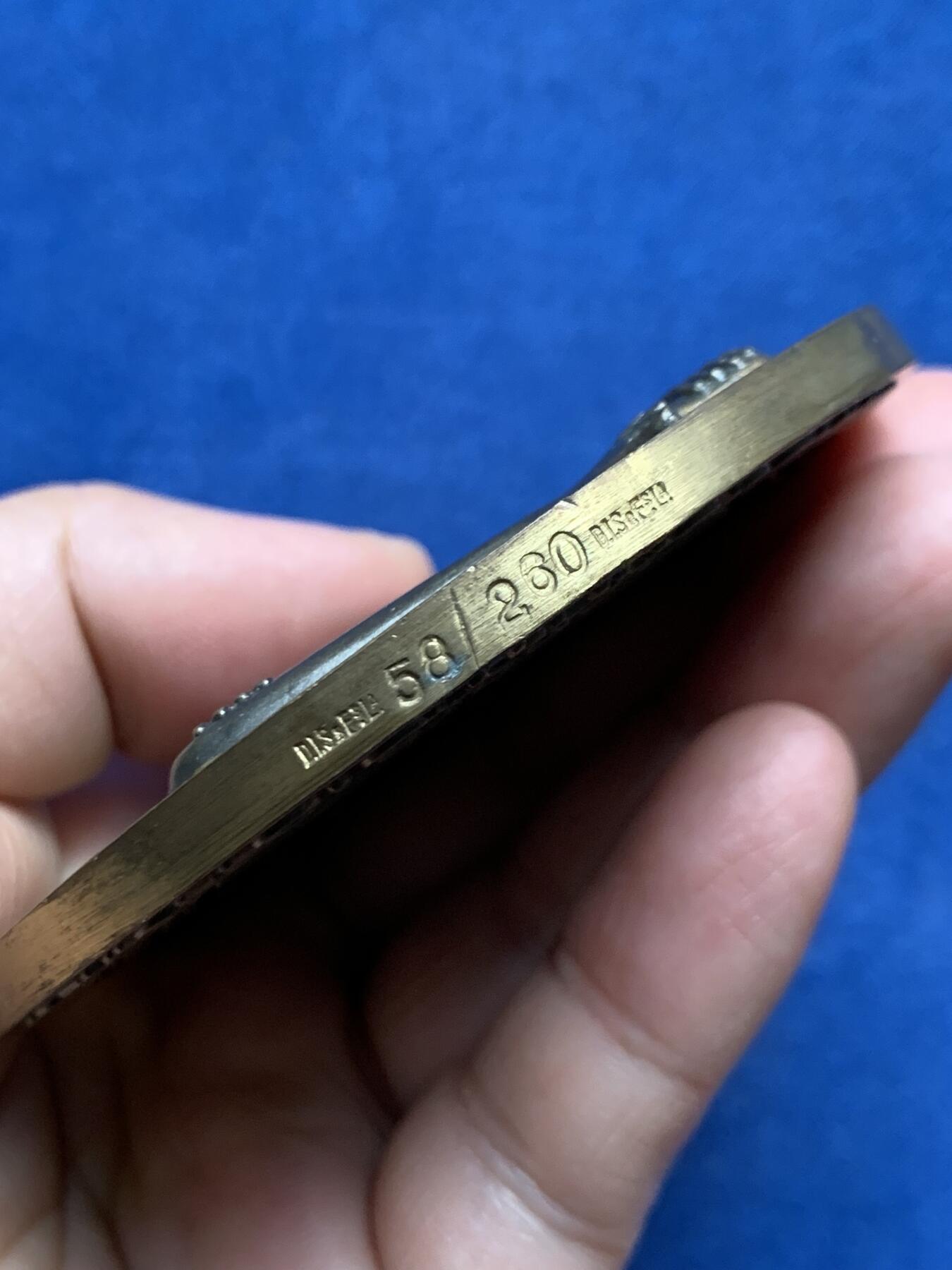 《竞宝斋》第472场 周日，周一，周二 3场连拍 （全场包邮）欢迎送拍 葡萄牙1972河运协会铜章 尼日利亚尚戈神像 限量边铭58/260 80mm 225.6g