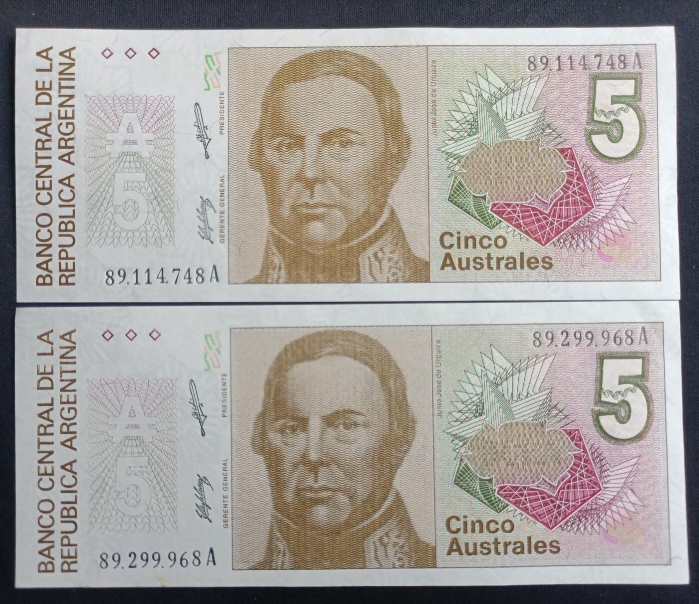 【游宝拍卖】丙午马年第13期 阿根廷 2张 UNC-