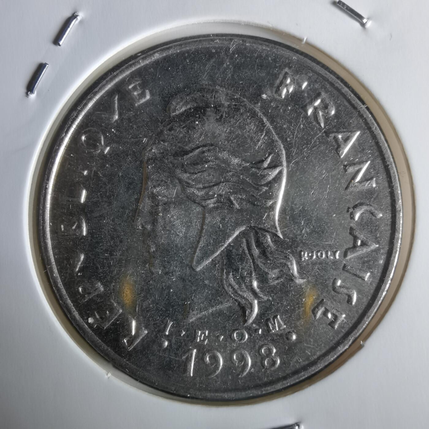 沼泽如烟--第1026场 法属波利尼西亚1998年50法郎