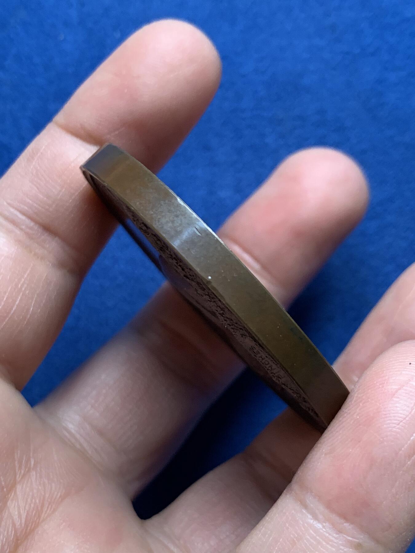 《竞宝斋》第472场 周日，周一，周二 3场连拍 （全场包邮）欢迎送拍 英国伦敦阿纳利家禽展铜章，68.7g，50.5mm