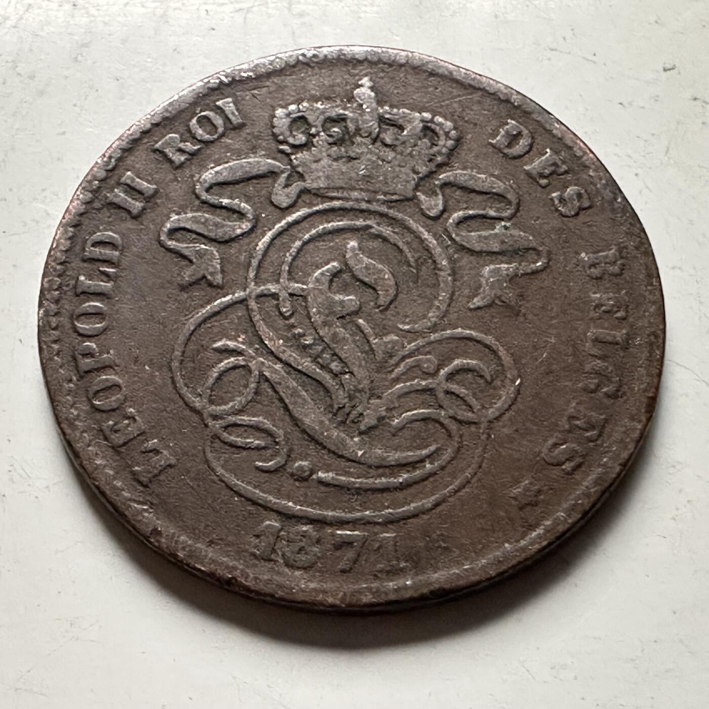 🌹外币初藏🌹🐯2026年第30场   每周二四六晚8️⃣点 接代拍 比利时1871年2分