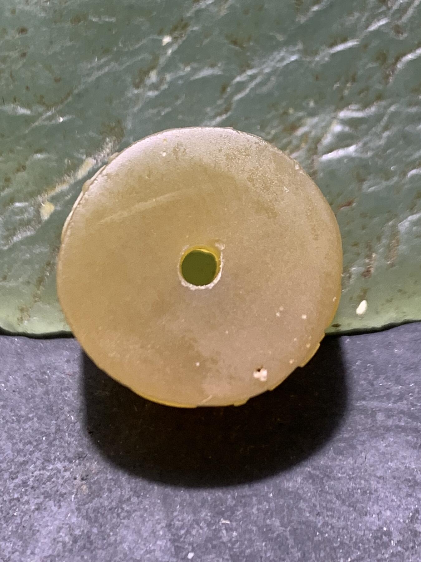 精美蒙料冻料战国红玛瑙手工雕刻南无阿弥陀佛墩子一颗！