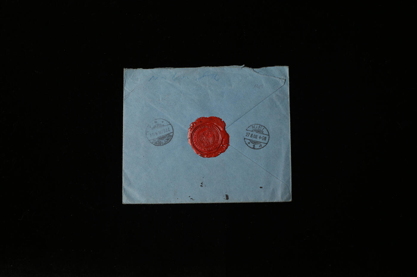 戎马世界章牌大赏第112期 德专场 威廉二世亲签内阁敕命配套的信封 火漆好看