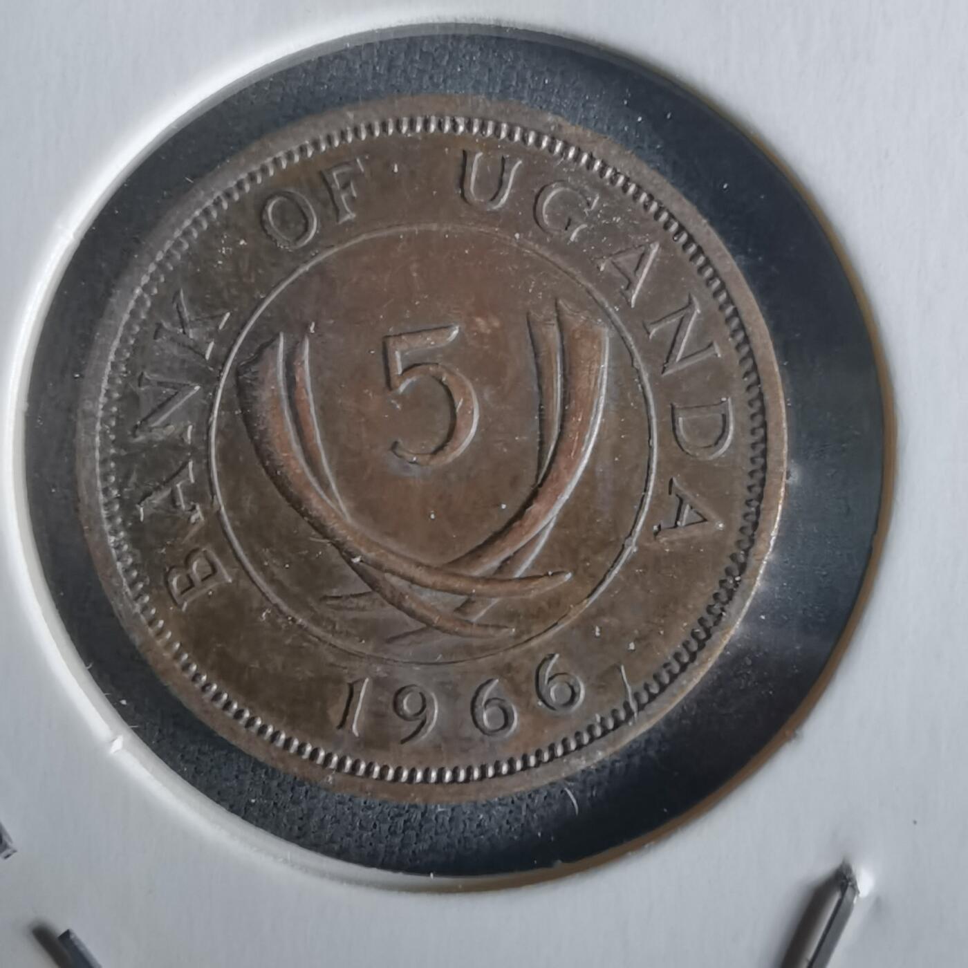 沼泽如烟--第1026场 乌干达1966年五分