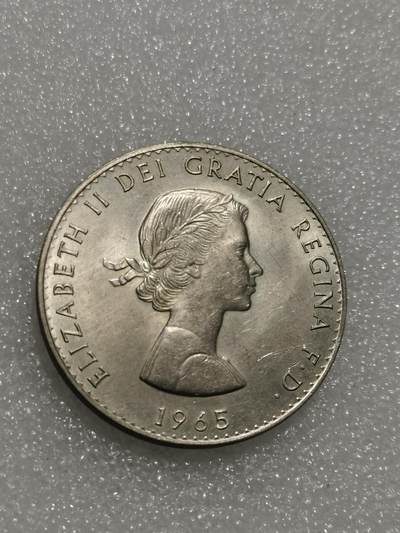 天下钱庄专场欢迎参拍 - 英国丘吉尔纪念，镍币