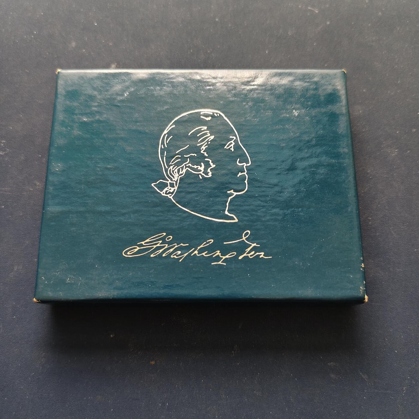 【全场包邮】纯粹捡漏拍513场 美国1982年半元华盛顿诞生250周年官方封装纪念银币【30.6毫米12.5克90%】-盒证全