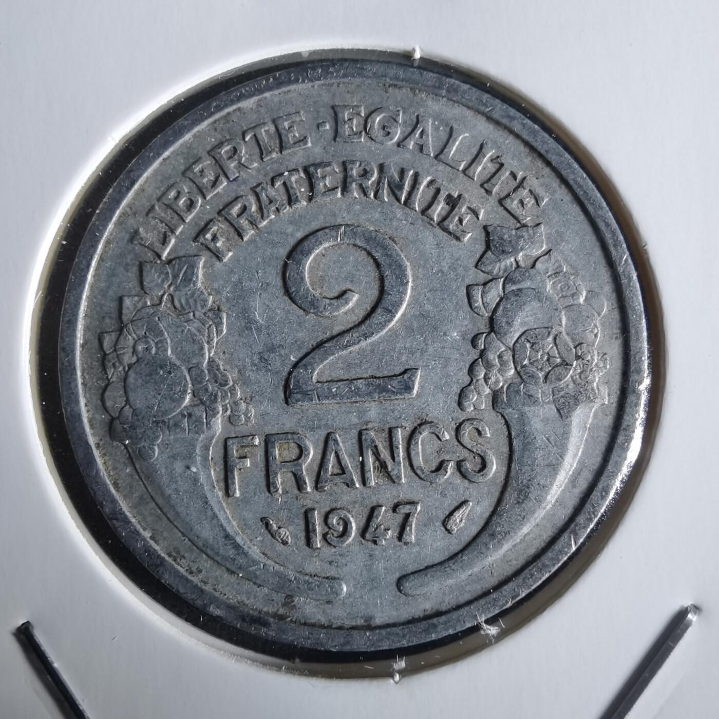 沼泽如烟--第1026场 法国1947年2法郎