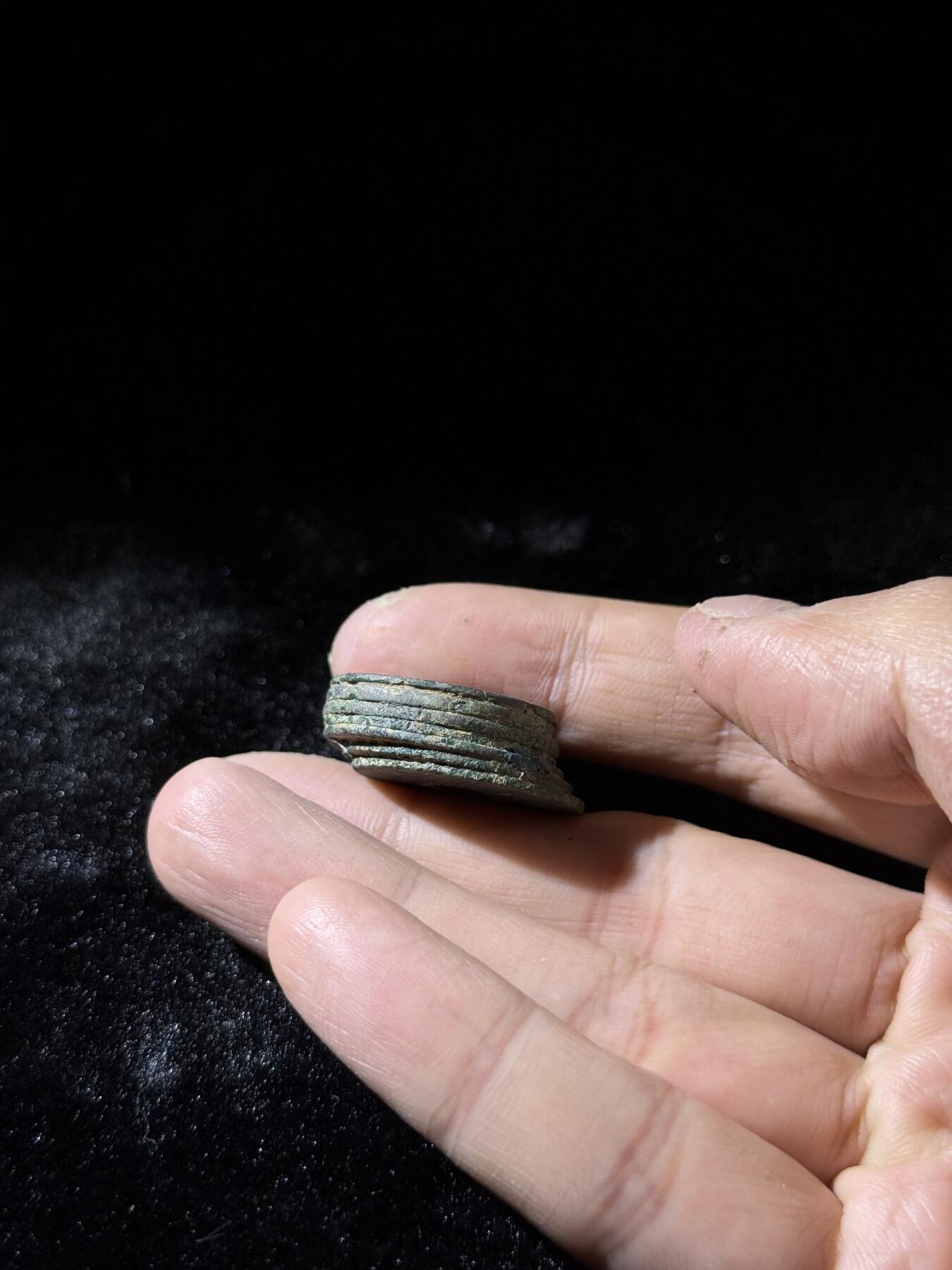 戎马世界章牌大赏，铜钱场 元丰通宝小筒子，六联