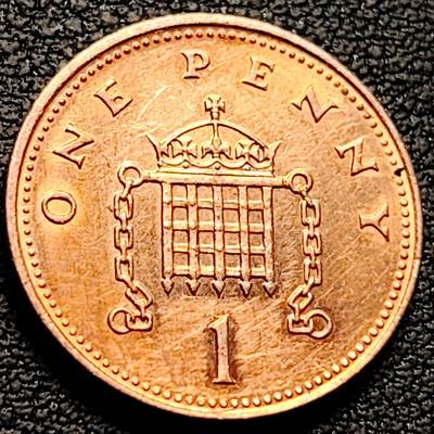 泉币菌-第212场-拍品多 请提前出价（工作最近较忙 发货不及时，望理解） - 英国2008年1便士紫铜币 威斯敏斯特宫徽章 20.3mm