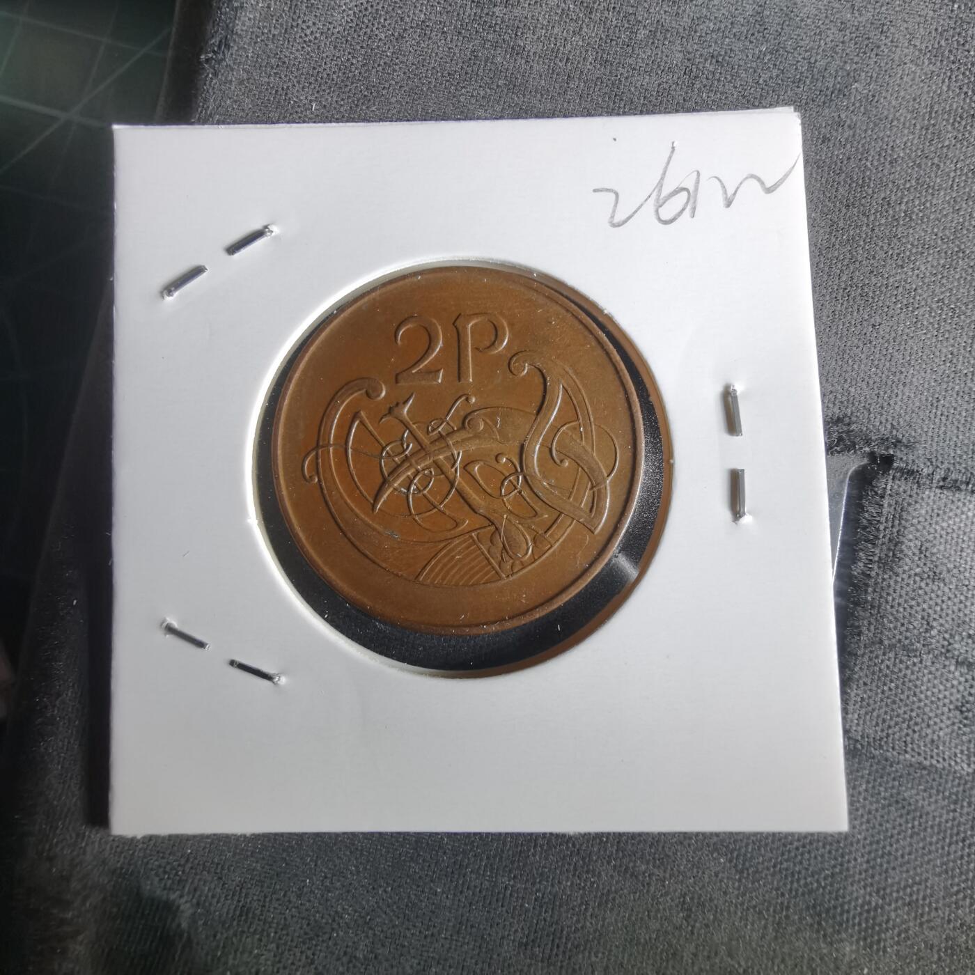 沼泽如烟--第1026场 爱尔兰1990年2便士