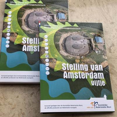 道一币馆币章第一百七十场 - 原包装 荷兰2017年阿姆斯特丹防线5欧元精制银币