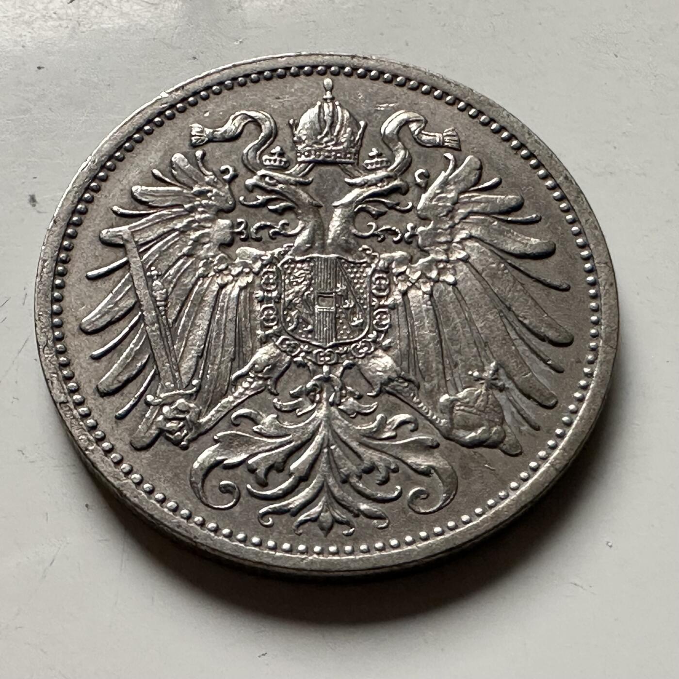 🌹外币初藏🌹🐯2026年第30场   每周二四六晚8️⃣点 接代拍 奥匈帝国1893年20赫勒 b