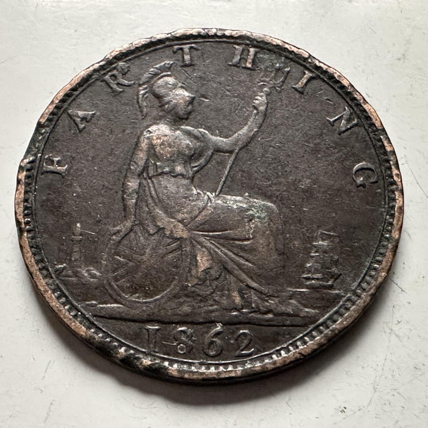 🌹外币初藏🌹🐯2026年第30场   每周二四六晚8️⃣点 接代拍 英国1862年维多利亚 1法新