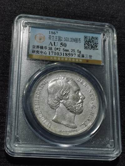 天下钱庄专场欢迎参拍 - 荷兰威廉三世银币