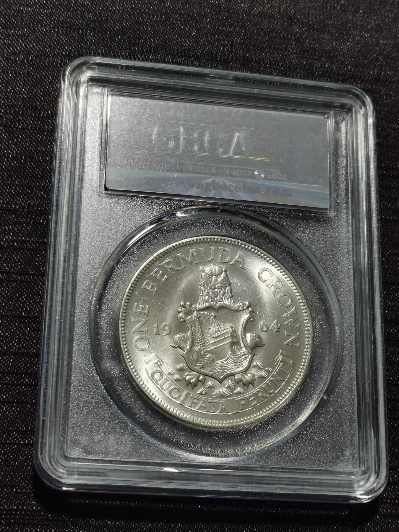 天下钱庄专场欢迎参拍 英属百慕大群岛女王银币