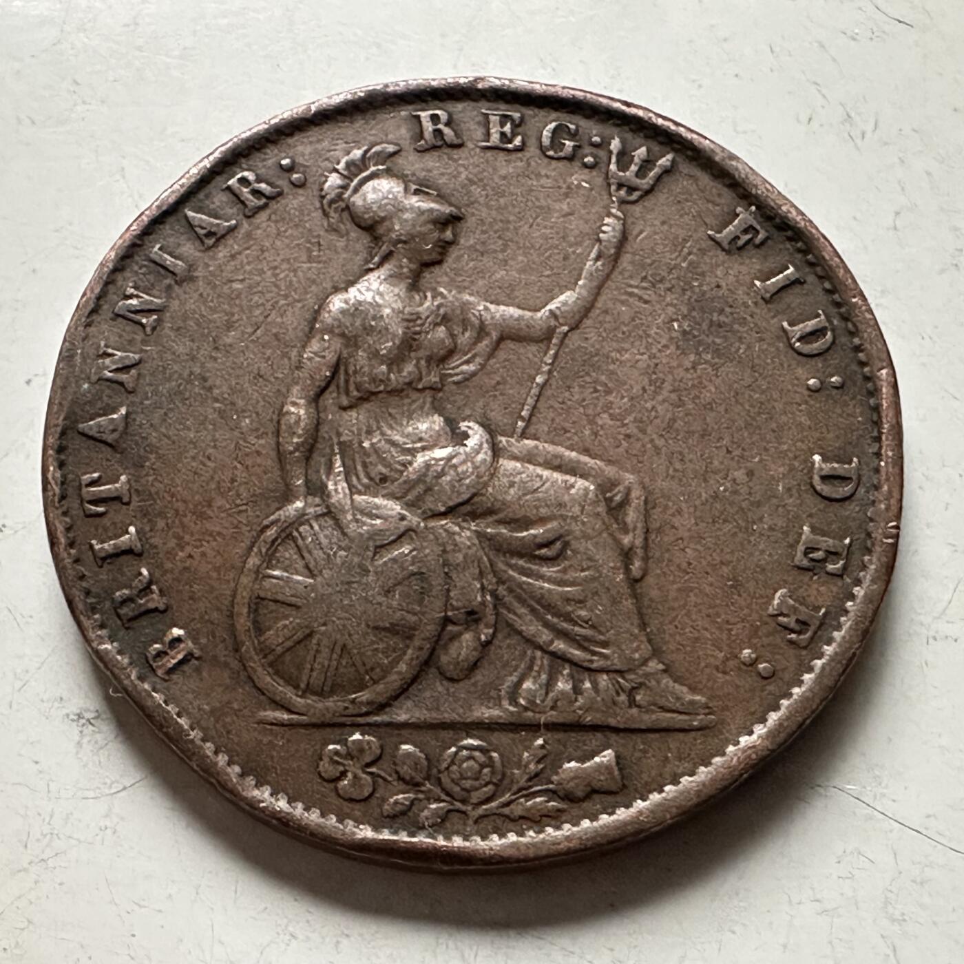 🌹外币初藏🌹🐯2026年第30场   每周二四六晚8️⃣点 接代拍 英国1855年维多利亚半便士