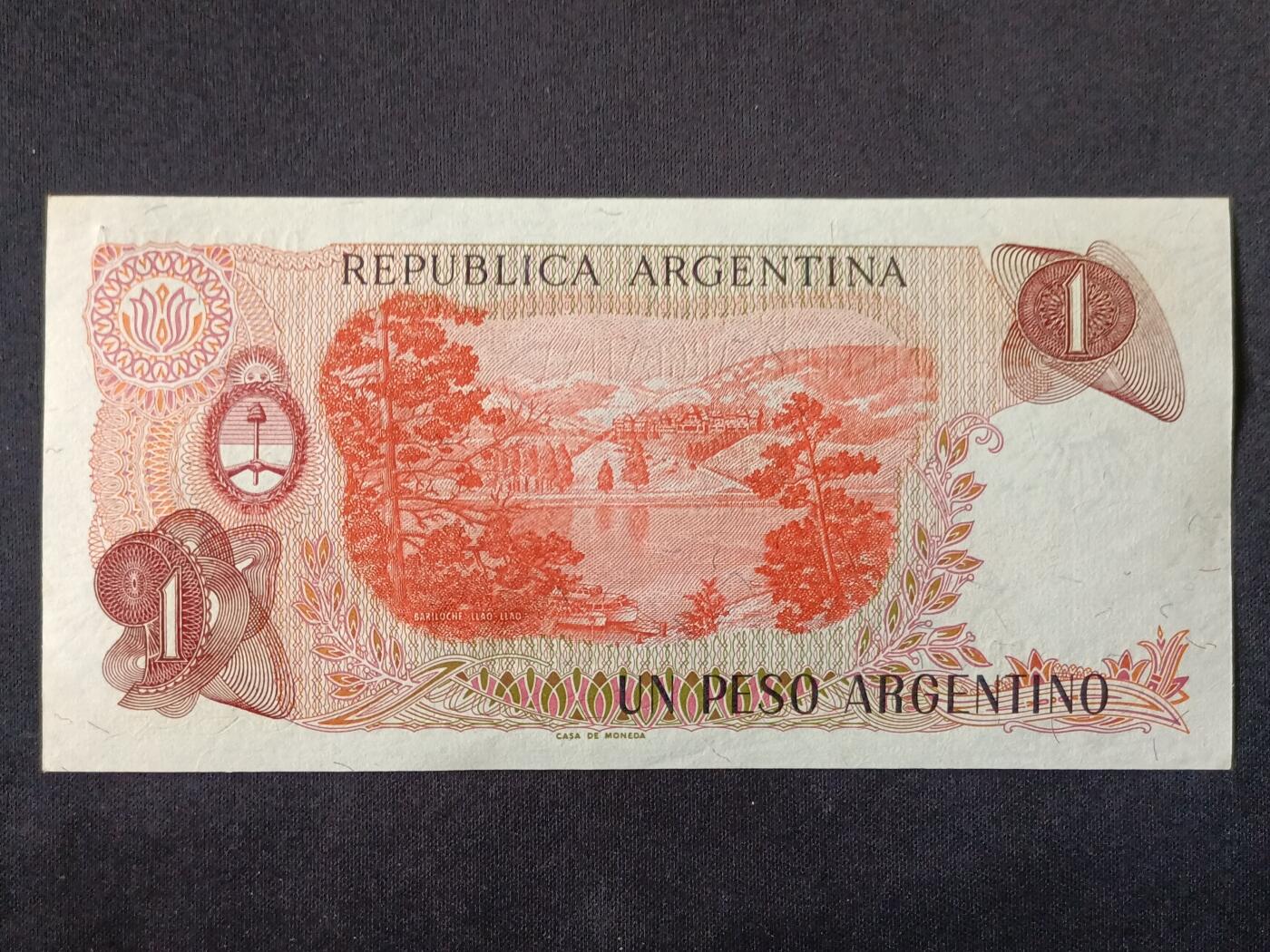 【游宝拍卖】丙午马年第13期 阿根廷-1比索【圣马丁版 全新UNC-】