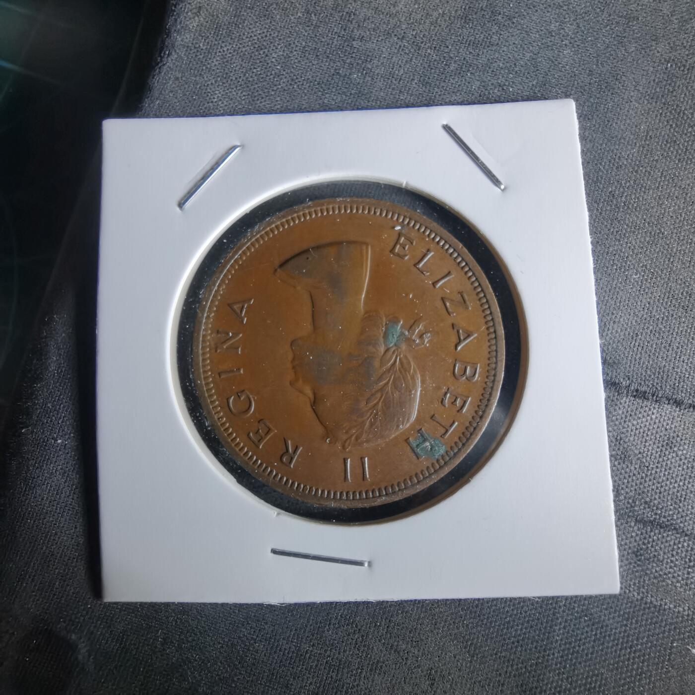 沼泽如烟--第1026场 南非1958年1便士