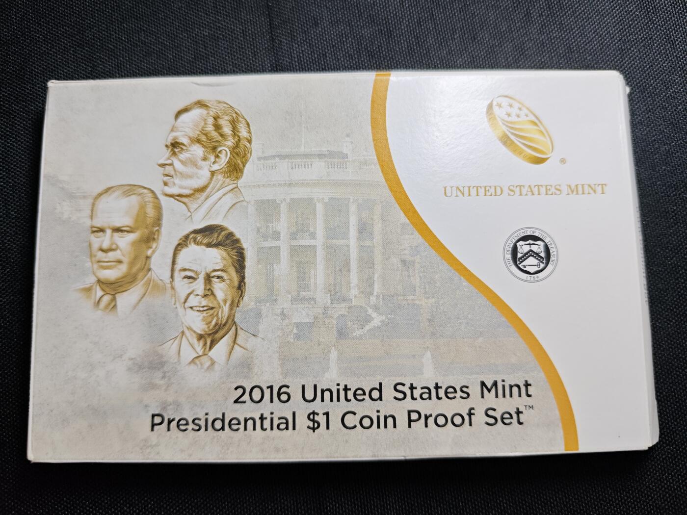 KK钱币收藏小铺   套币专场 2月预留时间 周末发货   美国1元总统精制纪念套币