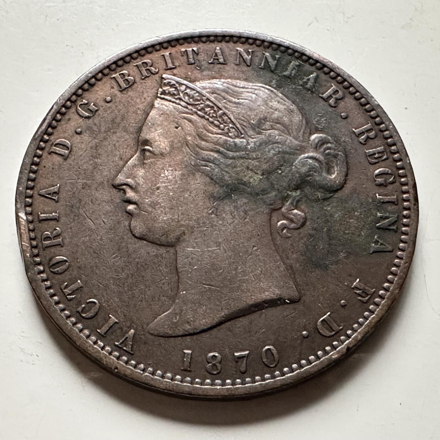 🌹外币初藏🌹🐯2026年第30场   每周二四六晚8️⃣点 接代拍 泽西岛1870年1/13先令