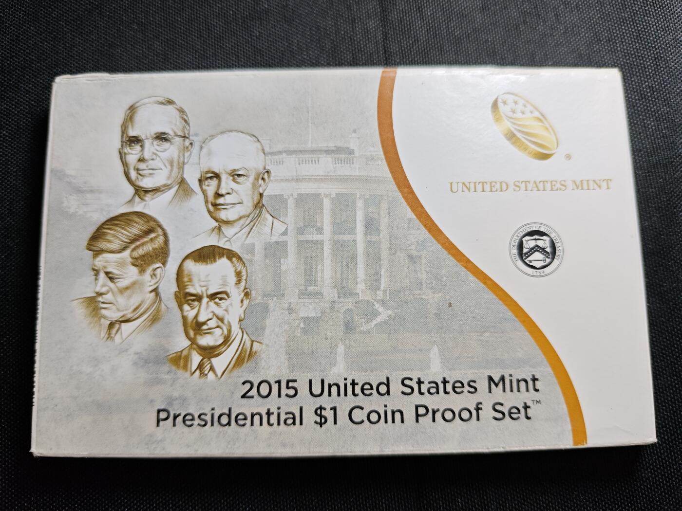 KK钱币收藏小铺   套币专场 2月预留时间 周末发货   美国1元总统精制纪念套币