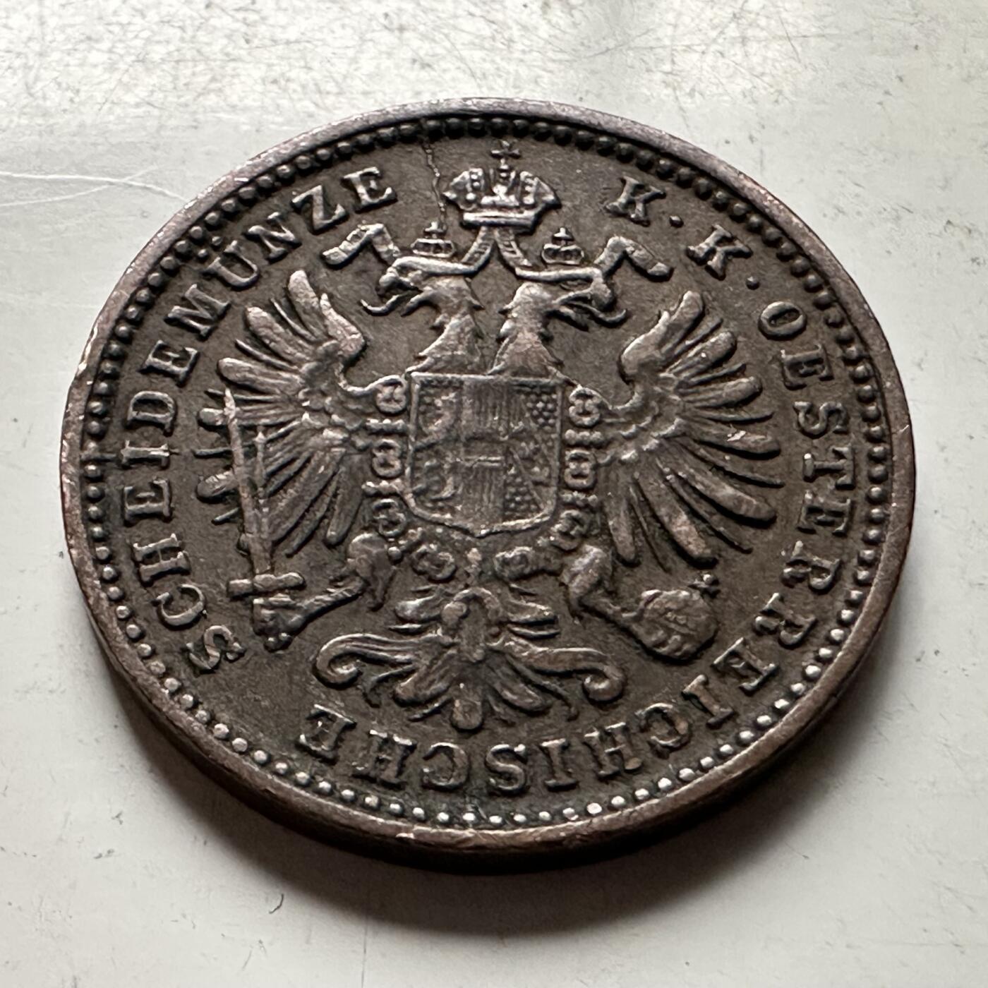 🌹外币初藏🌹🐯2026年第30场   每周二四六晚8️⃣点 接代拍 奥地利1885年 1赫勒 