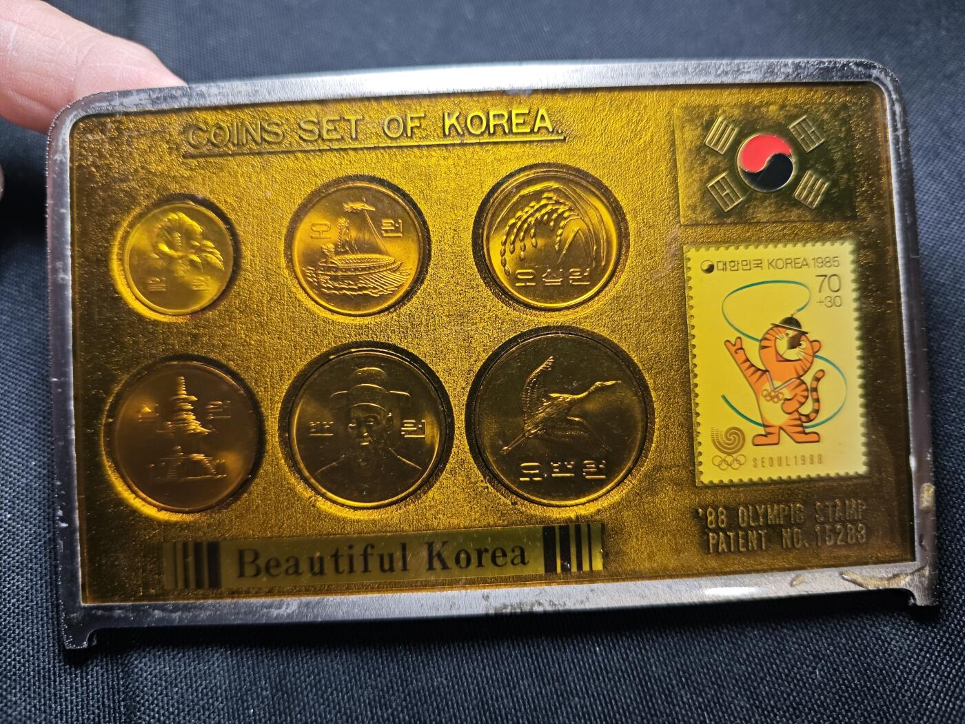 KK钱币收藏小铺   套币专场 2月预留时间 周末发货  韩国奥运纪念挂件