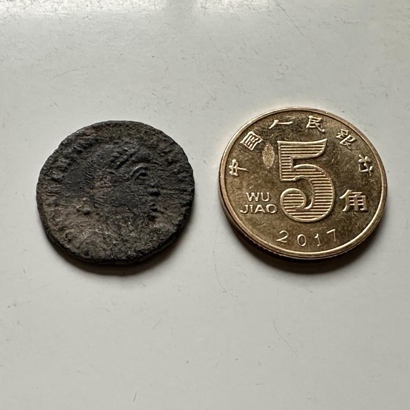 🌹外币初藏🌹🐯2026年第30场   每周二四六晚8️⃣点 接代拍 罗马帝国375-392年瓦伦提尼安二世 小铜币 