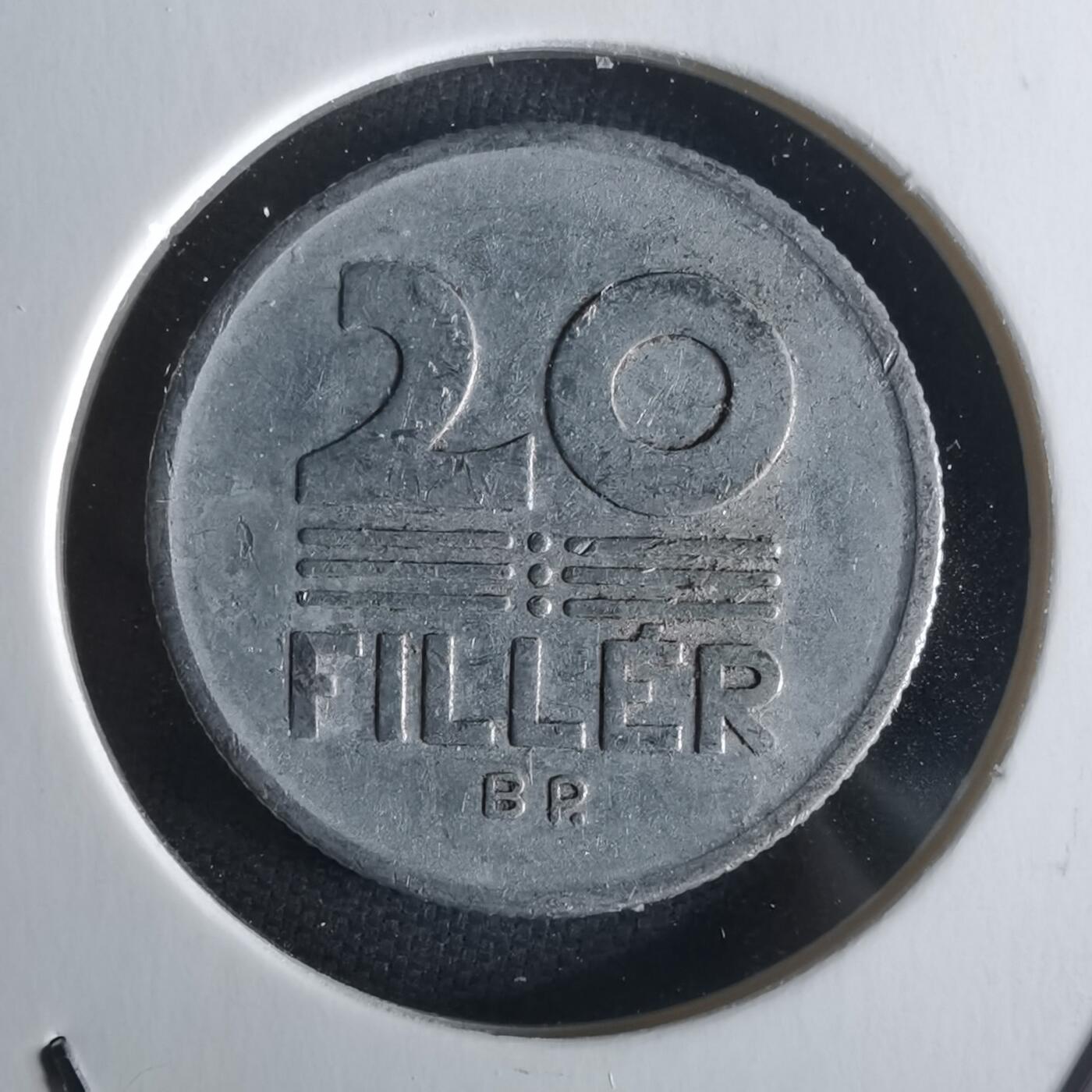 沼泽如烟--第1026场 匈牙利1967年20菲勒