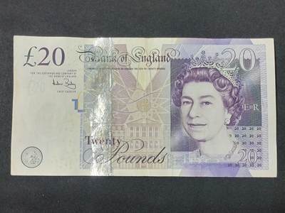 【游宝拍卖】丙午马年第14期 - 英国-20镑【2006版 一签 流通好品VF】