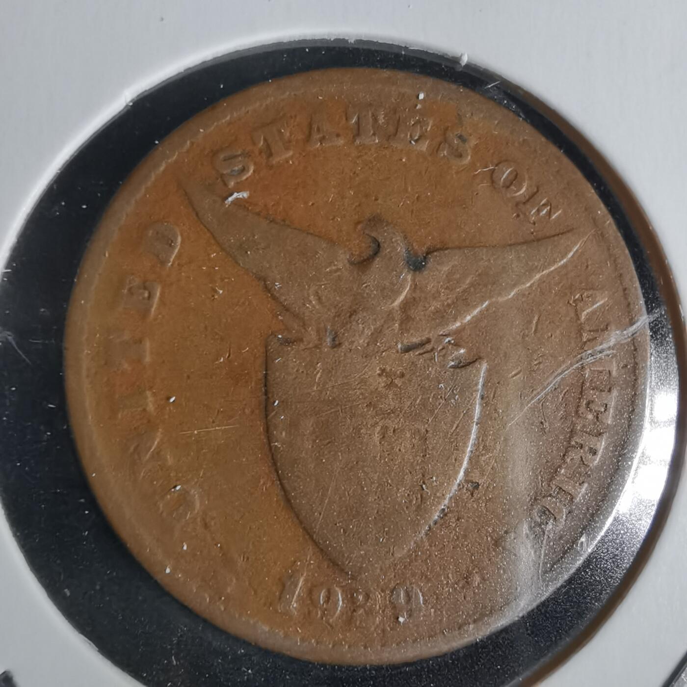 沼泽如烟--第1026场 菲律宾1929年一分