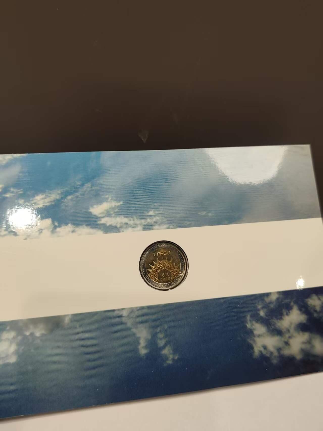 G&W世界散币，银币处理专场（第46场） 阿根廷2010年1比索 5枚