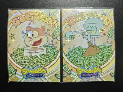 天玑星卡拍第179期《3.19周四截拍》持续收拍收评中 满赠卡需备注 - 海绵宝宝 BR 157 119/249 两张