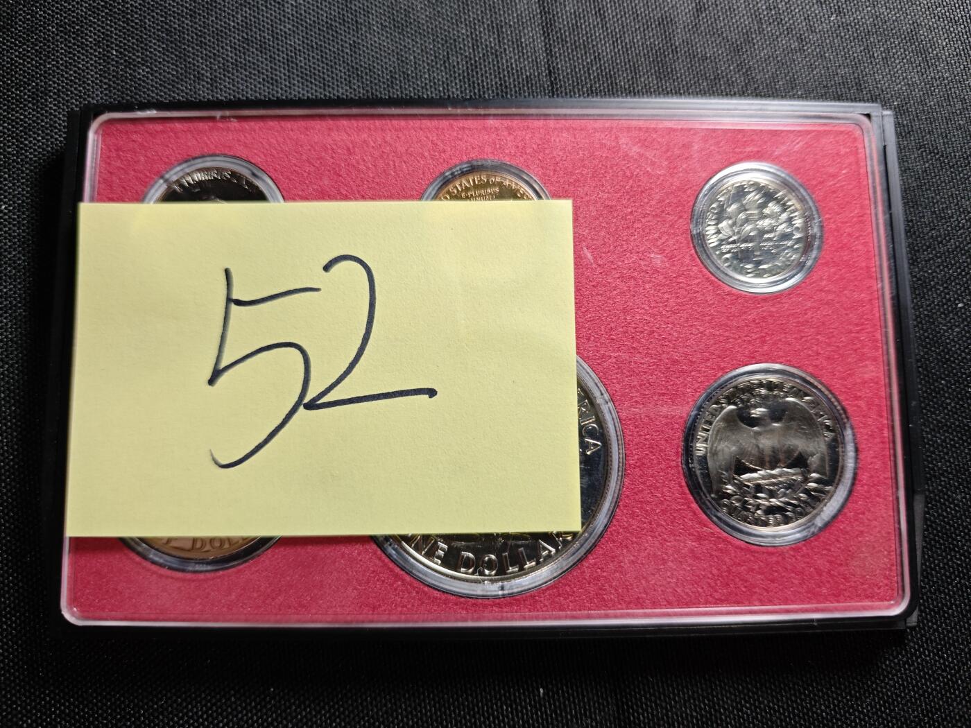 KK钱币收藏小铺   套币专场 2月预留时间 周末发货  1973美国大小面值清年精制套币 含艾克大一元精制