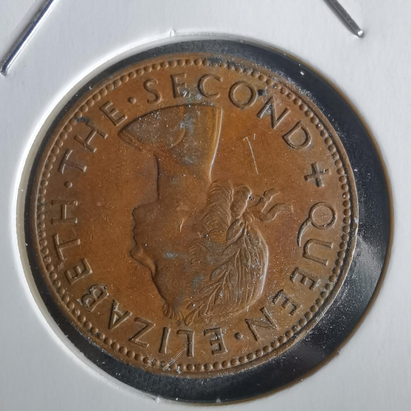 沼泽如烟--第1026场 新西兰1963年半便士