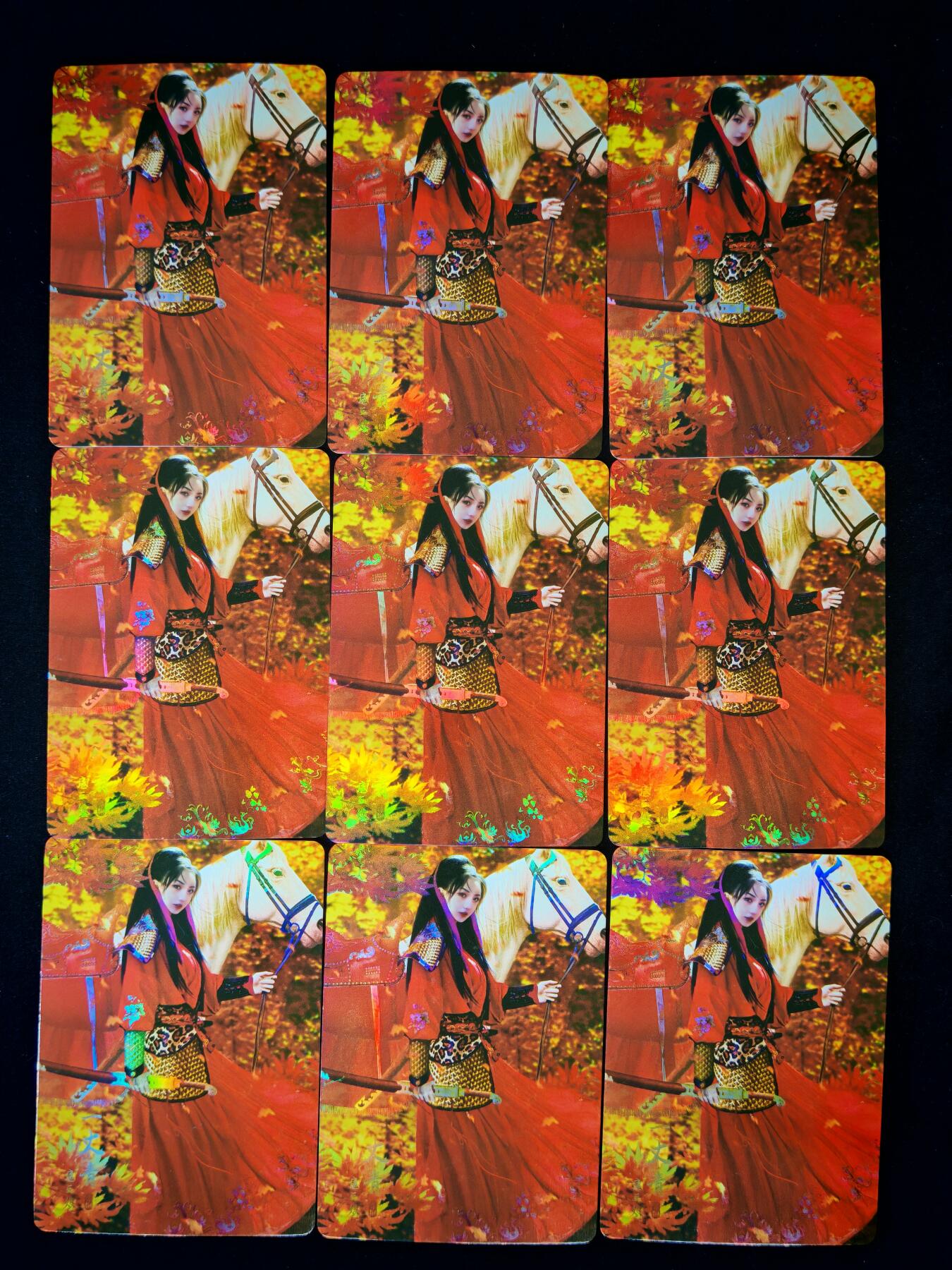 琦卡当当铺～第36期★★新年快乐~各种类型亲签A4都有~支持寄存★★~【9点40结束】扫码加群抽[包邮券]~ 水浒传 扈三娘精扣彩闪九宫