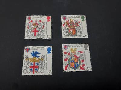 博彦收藏    3月25日 8点 外国邮票专场 - 英国邮票一套 全新