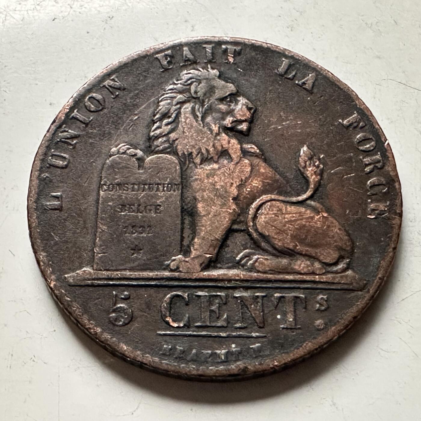 🌹外币初藏🌹🐯2026年第30场   每周二四六晚8️⃣点 接代拍 比利时1833年2分