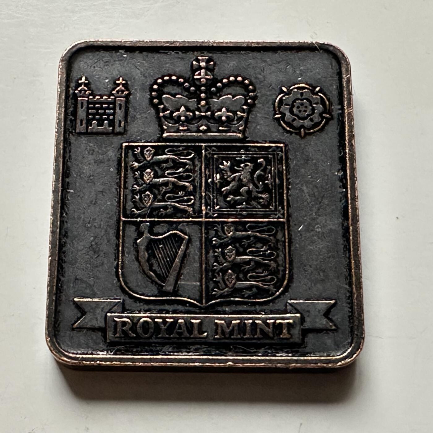 🌹外币初藏🌹🐯2026年第30场   每周二四六晚8️⃣点 接代拍 英国皇家铸币局1997官方套币配套纪念章 铜质收藏款