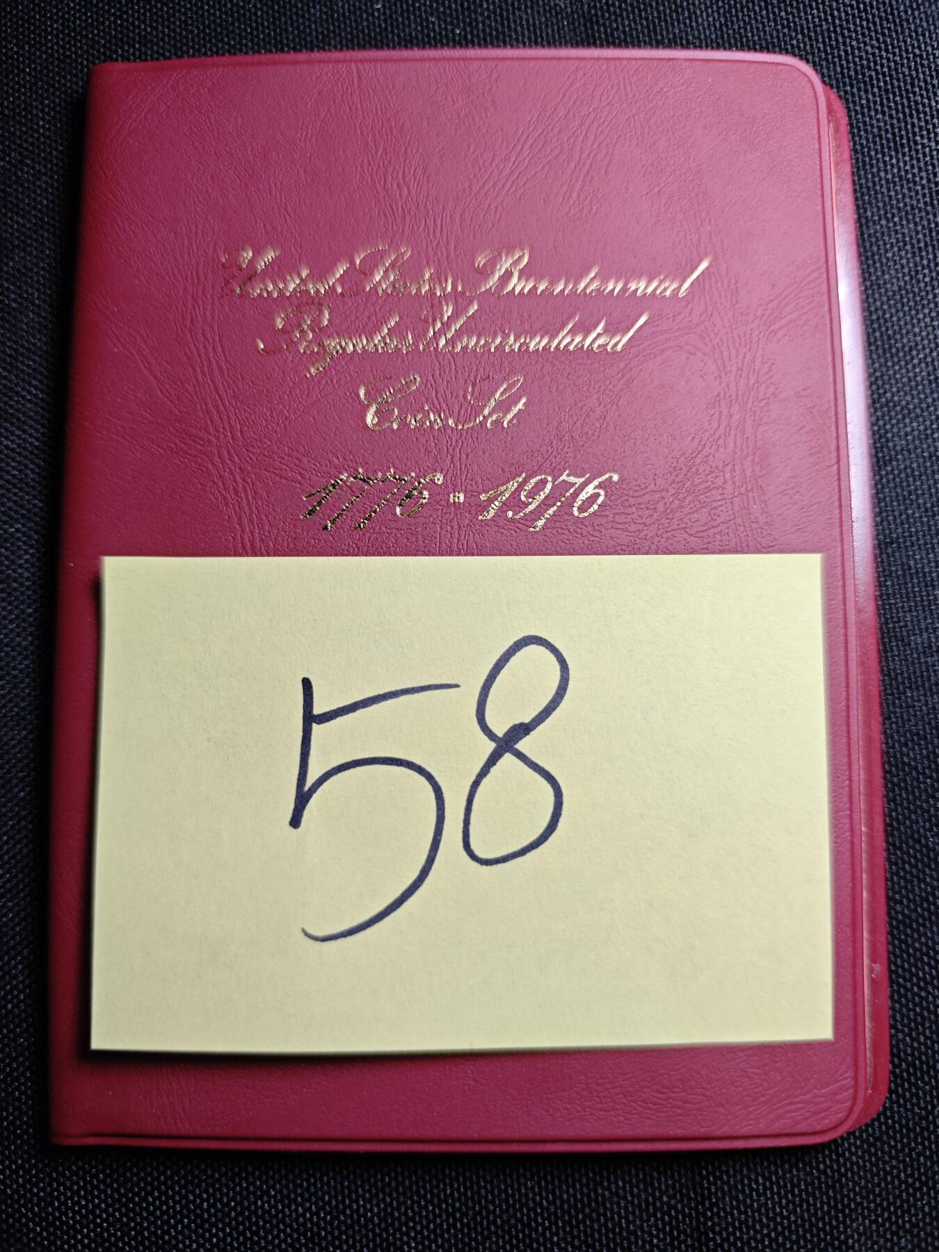 KK钱币收藏小铺   套币专场 2月预留时间 周末发货  1976美国建国200周年纪念套币 少见样式