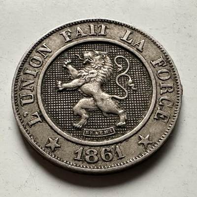 🌹外币初藏🌹🐯2026年第30场   每周二四六晚8️⃣点 接代拍 - 比利时1861年10分