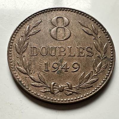 🌹外币初藏🌹🐯2026年第30场   每周二四六晚8️⃣点 接代拍 - 根西岛1949年8道布