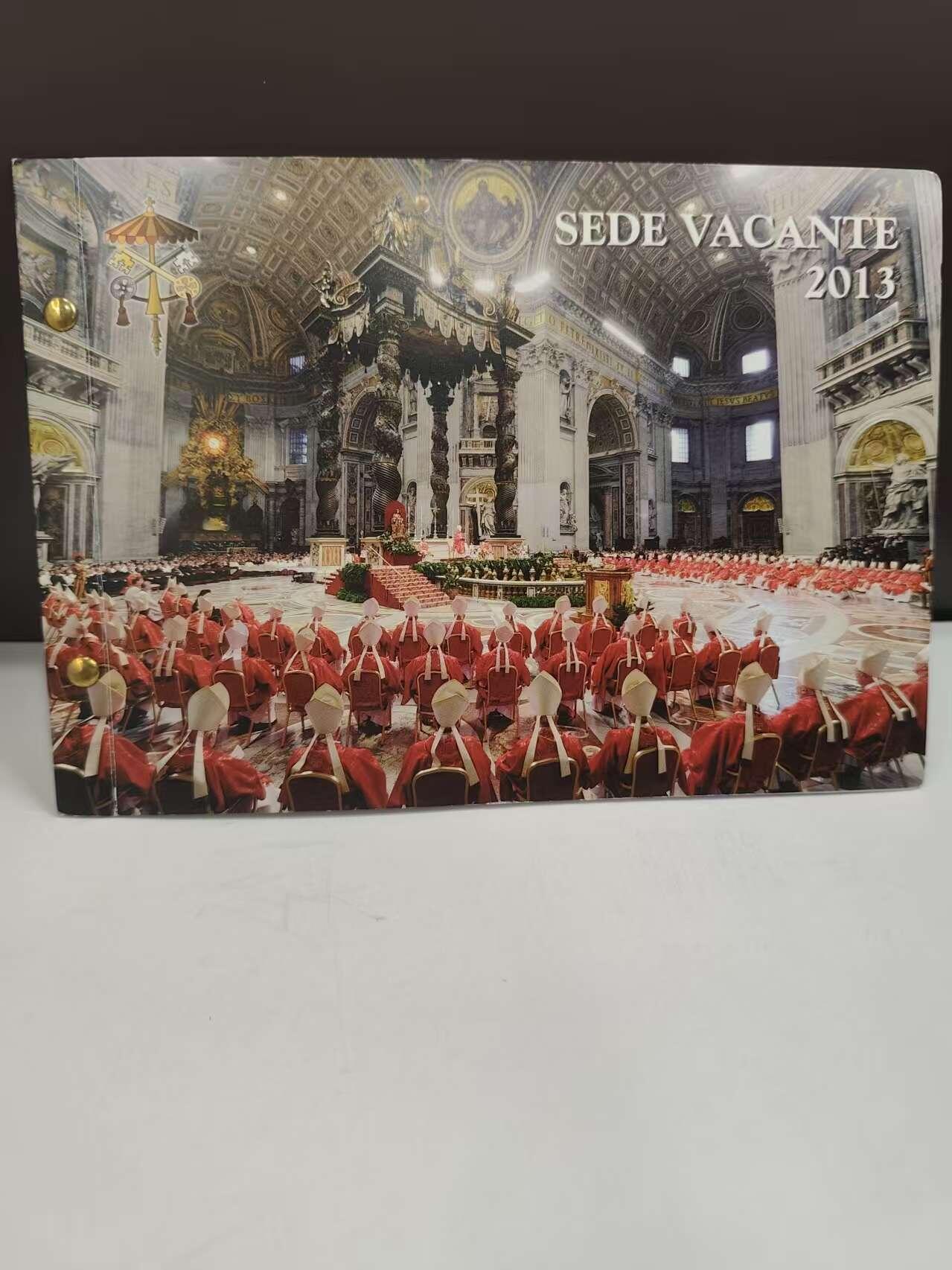 G&W世界散币，银币处理专场（第46场） 梵蒂冈2013年2欧元 宗座从缺纪念