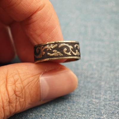 【涛泉堂】第40期（3月22日）勋奖章徽章专场拍卖 - 泰国银戒指