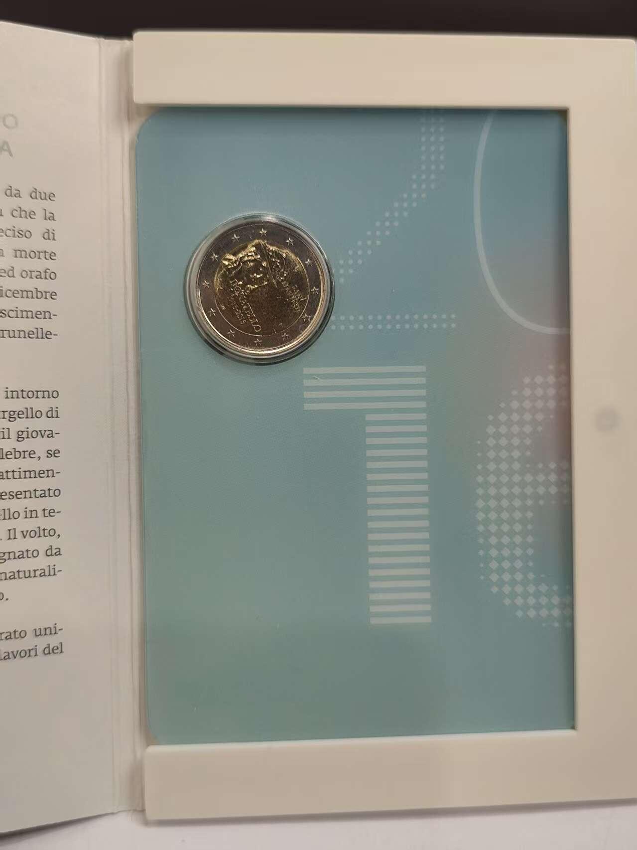 G&W世界散币，银币处理专场（第46场） 圣马力诺2016年2欧元 意大利文艺复兴雕塑家 多纳泰罗逝世550周年