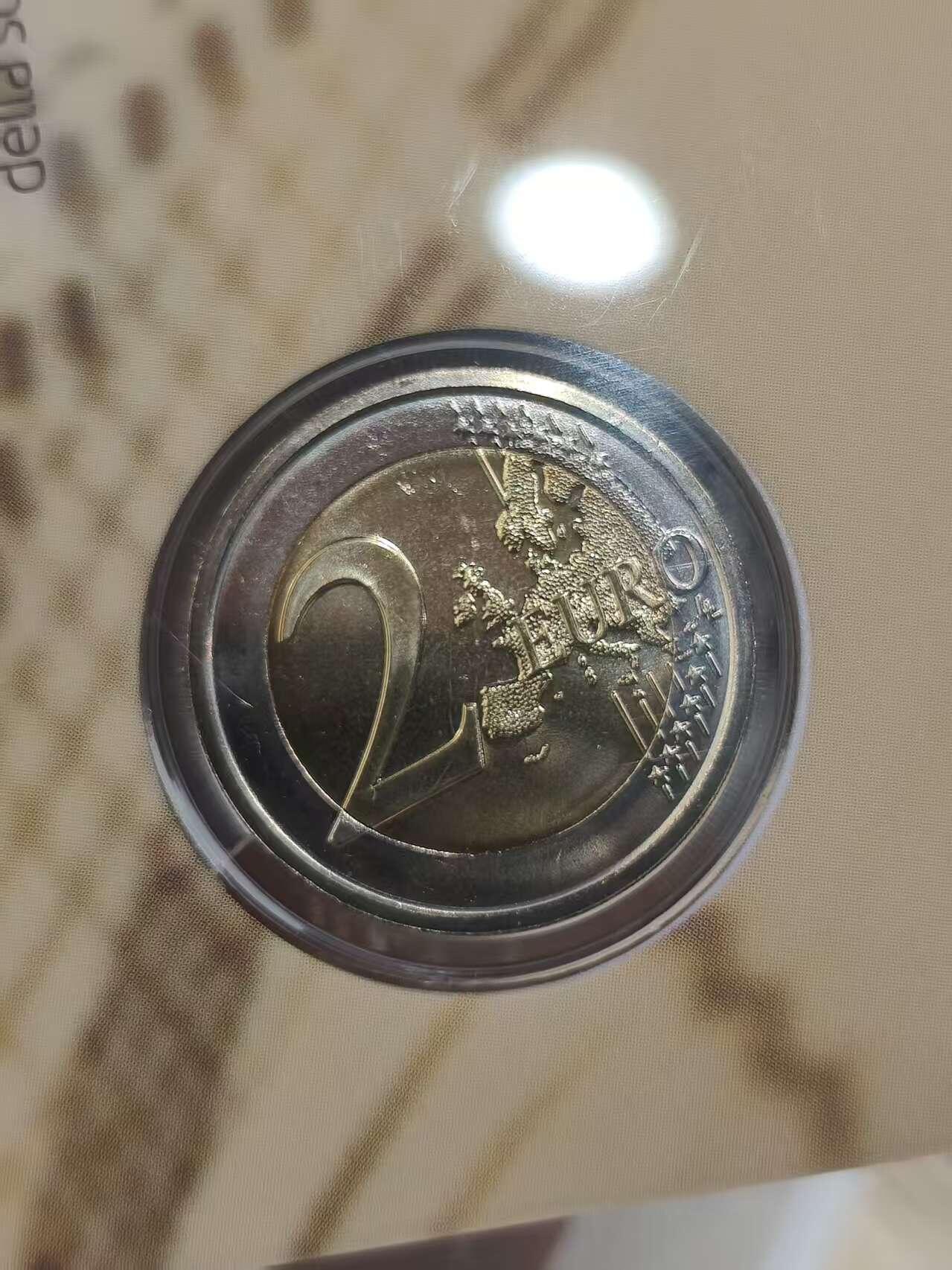 G&W世界散币，银币处理专场（第46场） 圣马力诺2014年2欧元 意大利文艺复兴 歌剧巨匠 贾科莫 普契尼逝世90周年