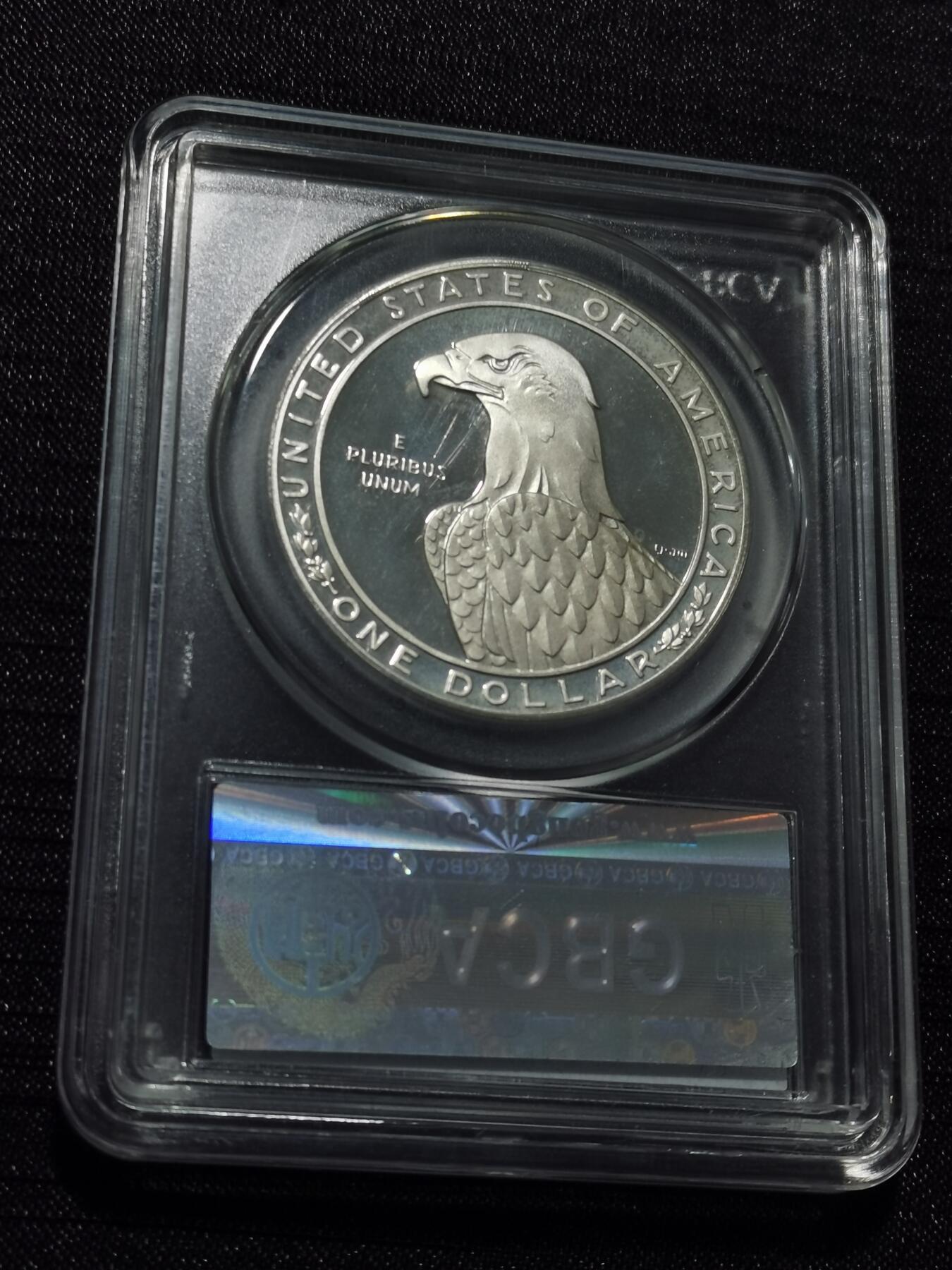 天下钱庄专场欢迎参拍 美国洛杉矶奥运会一美元银币